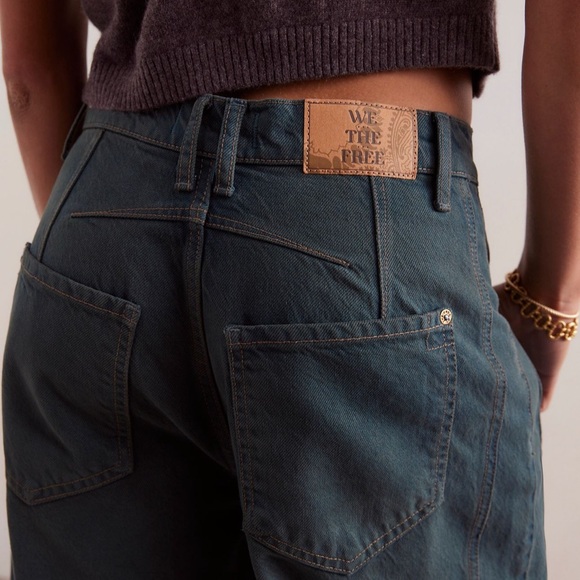We the Free Good Luck mid-rise barrel leg jeans - Picture 3 of 7
